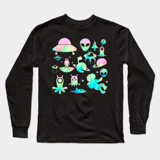 Pastel Space Medley Long Sleeve T-Shirt